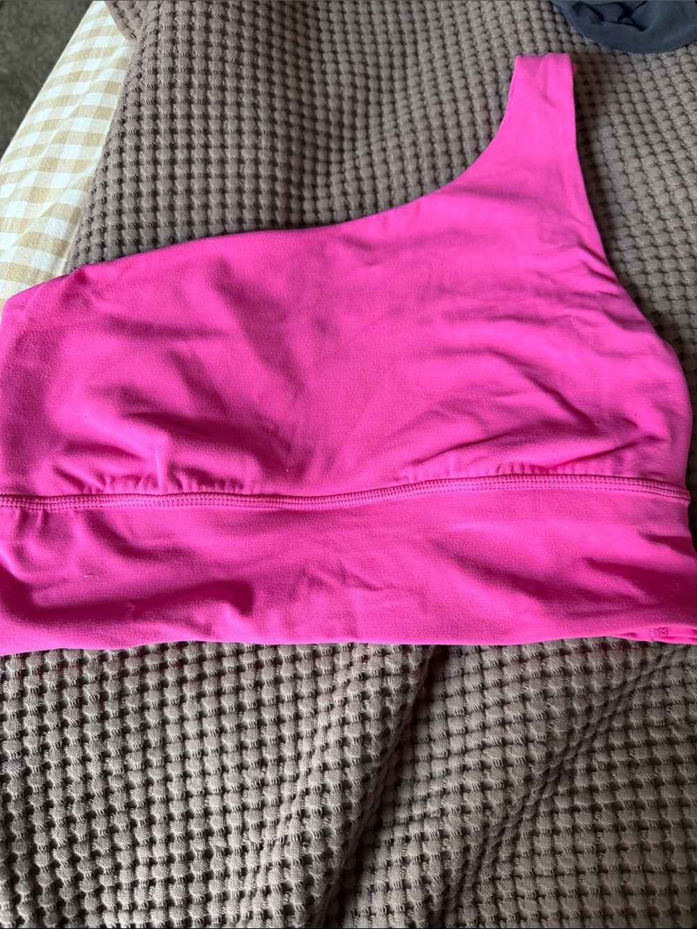 Lululemon One-Shoulder Pink Women's Swim Top